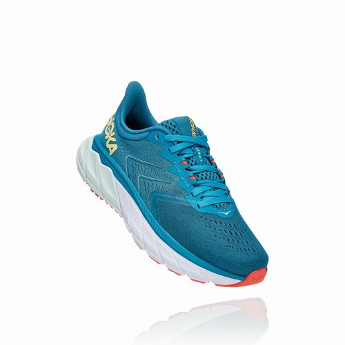 Hoka One One ARAHI 5 Road Running Shoes For Women India Blue IN-0697